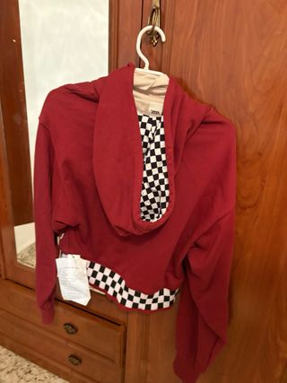 Sudadera Vans Mujer Talla XS Roja