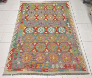 Tappeto Kilim afgano 237x179 cm
