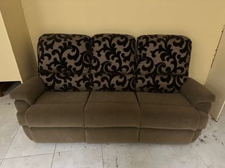 Sofá de 3 plazas con 2 relax