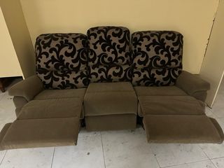 Sofá de 3 plazas con 2 relax