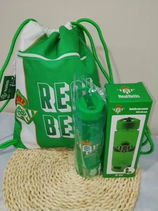 Mochila y Botella Real Betis