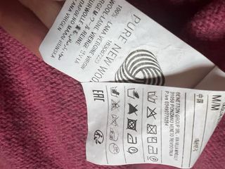 Chaqueta Benetton Rosa Roja