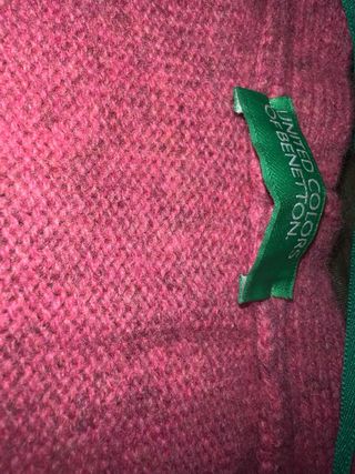 Chaqueta Benetton Rosa Roja