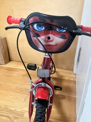 Bicicleta Ladybug Infantil Roja
