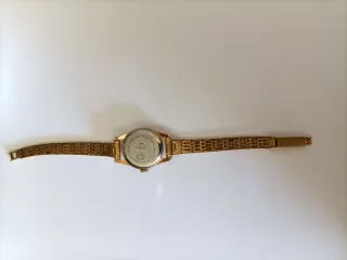 Relógio Cauny Lady Dourado Mecânico Corda