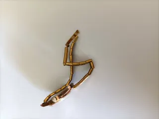 Relógio Cauny Lady Dourado Mecânico Corda