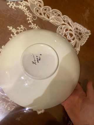 Piatto Lenci Torino Gallina Decorata