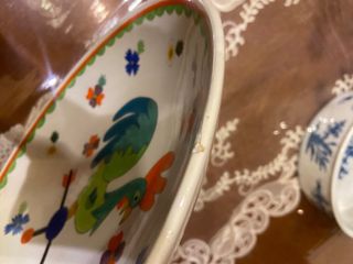 Piatto Lenci Torino Gallina Decorata