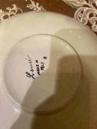 Piatto Lenci Torino Gallina Decorata