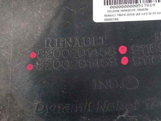 Moldura paragolpe renault 517814 8200201458 trafic