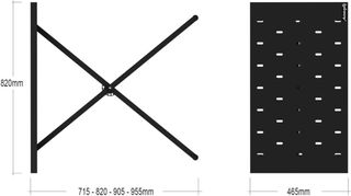 Mesa Soporte Controlador DJ Negra