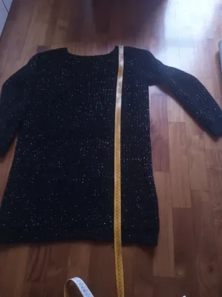 Vestito donna in lana nero