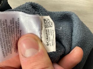 Chaqueta Forro Polar Columbia Gris y Rojo