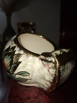 Cenicero Cerámica Esmaltada Vintage