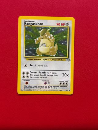 Carta Pokémon Kangaskhan jungla holo inglés