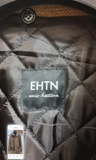 Cappotto uomo EHTN tortora