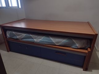 Cama nido con cajones