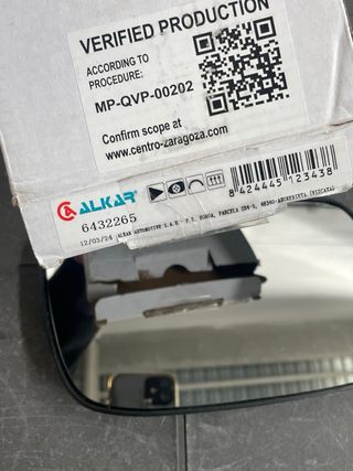 Espejo Retrovisor Toyota Corolla Avensis