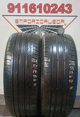 225 55 17 W BRIDGESTONE RUEDA AL 90% VIDA UTIL