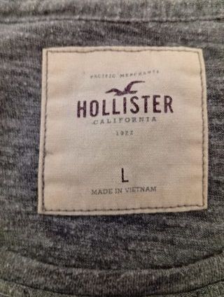 T-shirt Hollister donna beige/grigio