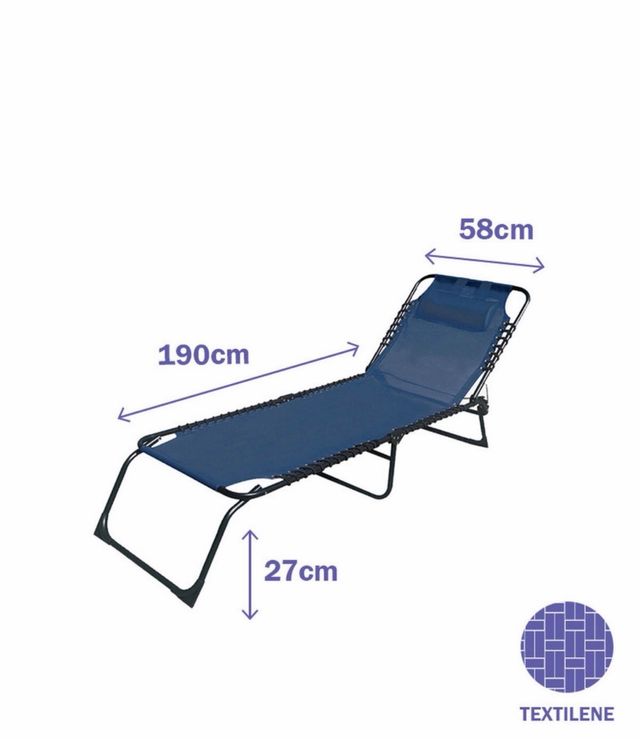 Tumbona plegable camping/playa