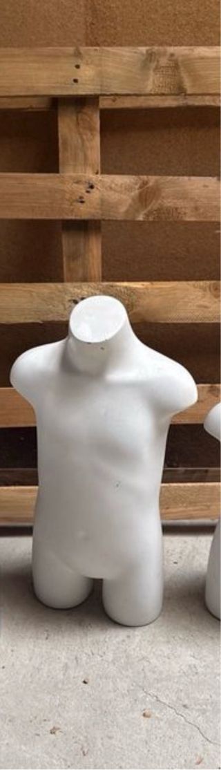 Maniquí Torso Infantil Blanco 6 Años