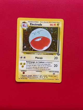 Carta Pokémon Electrode holo jungla español