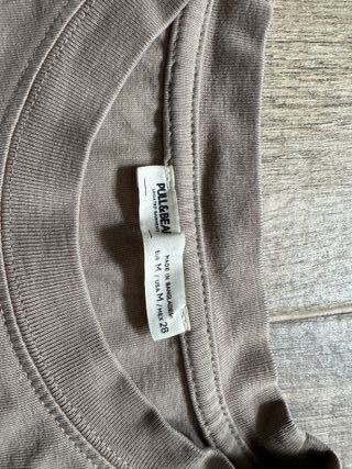 Camiseta Pull&Bear Heavy Cotton M Oversize