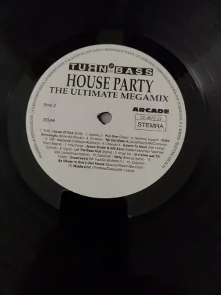 Vinilo Doble Turn Up The Bass House Party