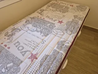 Canapé y colchón viscolástica 90x200