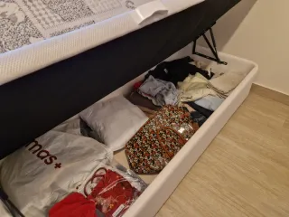 Canapé y colchón viscolástica 90x200