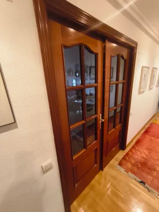 Puertas de roble para salón