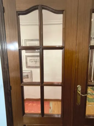 Puertas de roble para salón