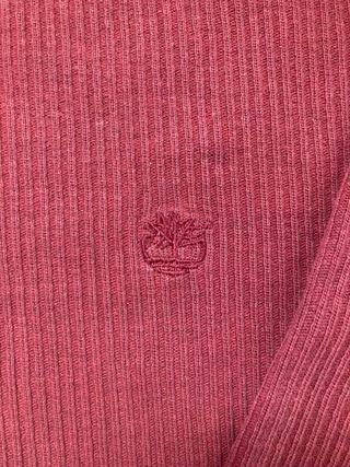 Camiseta Henley Timberland Manga Larga Granate