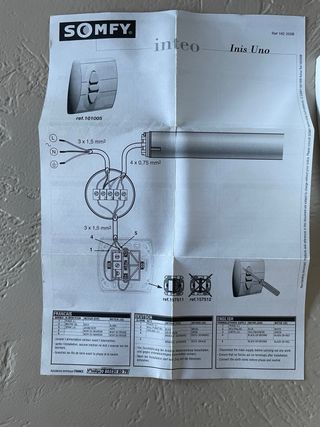 Somfy Inteo Interruptor