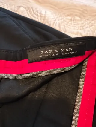 Traje ZARA Negro Moderno Juvenil