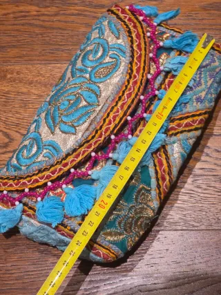 Pochette Antik Batik tela e lurex