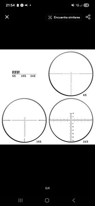 Visor Discovery 6-24x40 Mira Telescópica