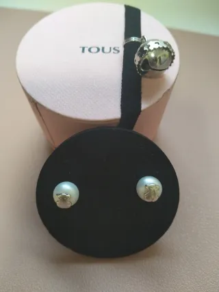 Pendientes Tous Perla y Oso