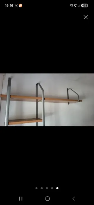 Estantería juvenil madera y metal