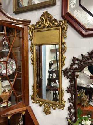 Espejo de pared Dorado