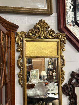 Espejo de pared Dorado