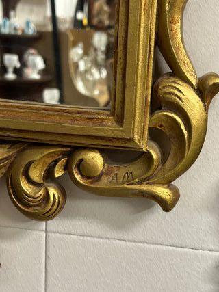 Espejo de pared Dorado