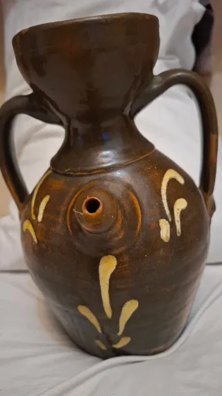 Botijo de cerámica con asas