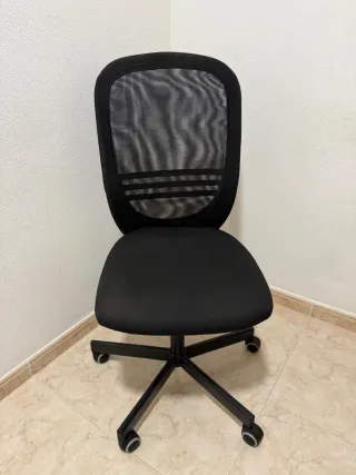 Silla de oficina Ikea FLINTAN negra