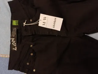 Pantalón Vaquero Bootcut Negro Mujer Talla M