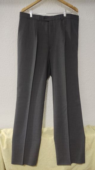 Traje Cortefiel Gris 3 Piezas Nuevo