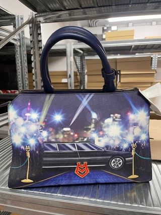 Bolso Moschino Azul con Estampado