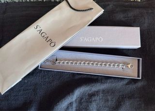 Bracciale Uomo S'Agapò Acciaio Argento