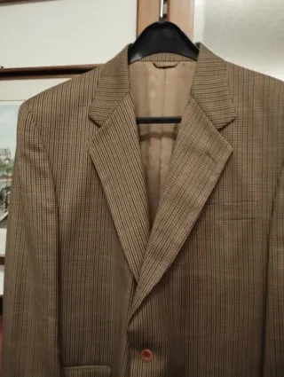 Giacca uomo vintage beige/marrone